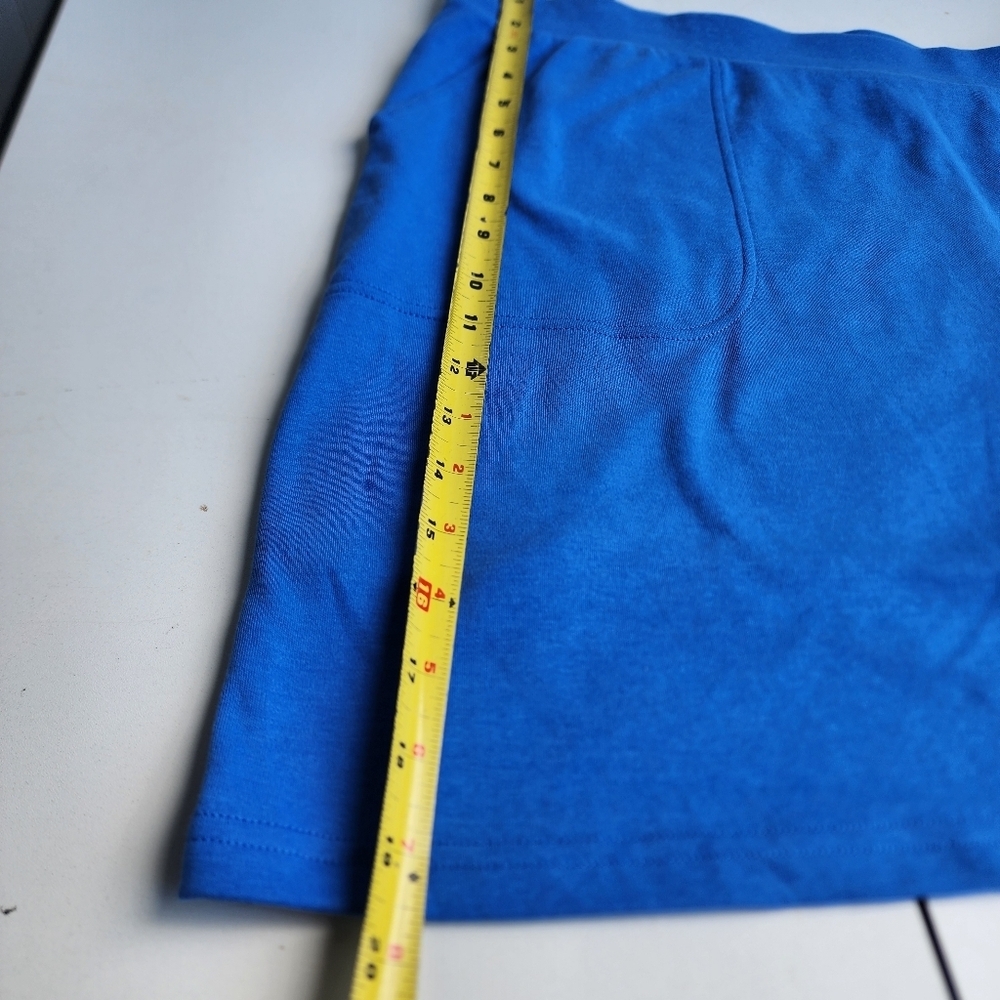 Croft & Barrow Skort Blue Cotton Blend OEKO-TEX Pockets Womens Stretch XXL - Picture 3 of 9